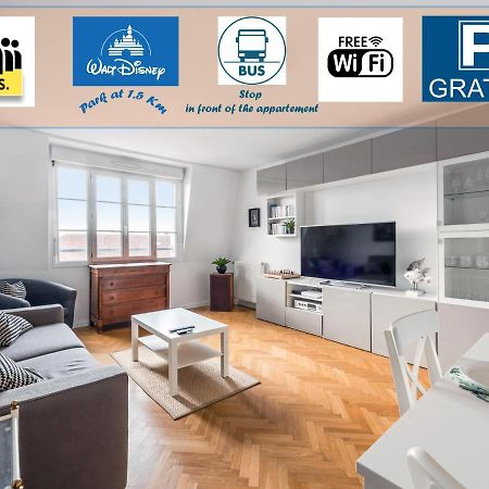 Appartement Familial Disney Val D'Europe La Vallee, Wifi Et Parking 塞里斯 外观 照片